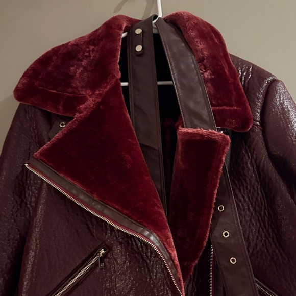 Vintage Burgundy Jacket - Picture 3 of 4
